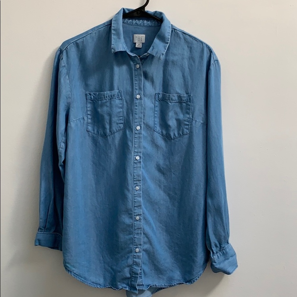 A New Day Tencel Chambray Shirt